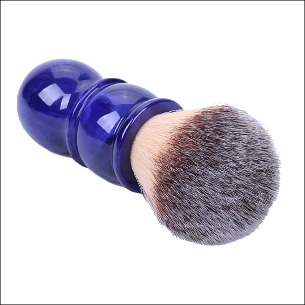 CUSTOM HEAD SHAVERS SYNTHETIC SHAVING BRUSH 26mm Purple & Black Barber Handle Australia CUSTOM HEAD SHAVERS SYNTHETIC SHAVING BRUSH 26mm Purple & Black Barber Handle Australia