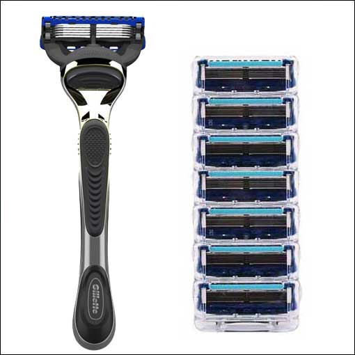 GILLETTE Fusion Proglide Safety Razor - 8 Cartridges - Australia GILLETTE Fusion Proglide Safety Razor - 8 Cartridges - Australia