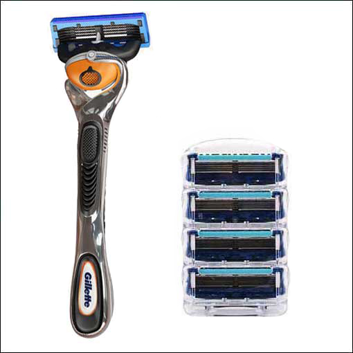 GILLETTE Fusion Proglide with Flexball Safety Razor - 5 Cartridges - Australia GILLETTE Fusion Proglide with Flexball Safety Razor - 5 Cartridges