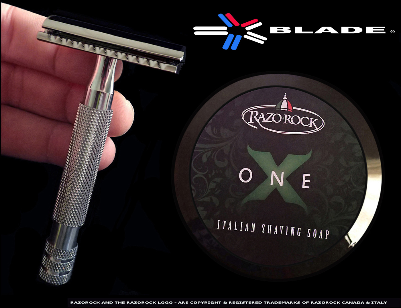 STAINLESS STEEL DOUBLE EDGE SAFETY RAZOR AUSTRALIA - AND SHAVING CREAM SOAP
