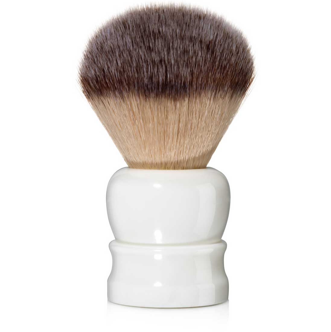 FINE ACCOUTREMENTS WHITE ( STOUT ) SHAVING BRUSH AUSTRALIA