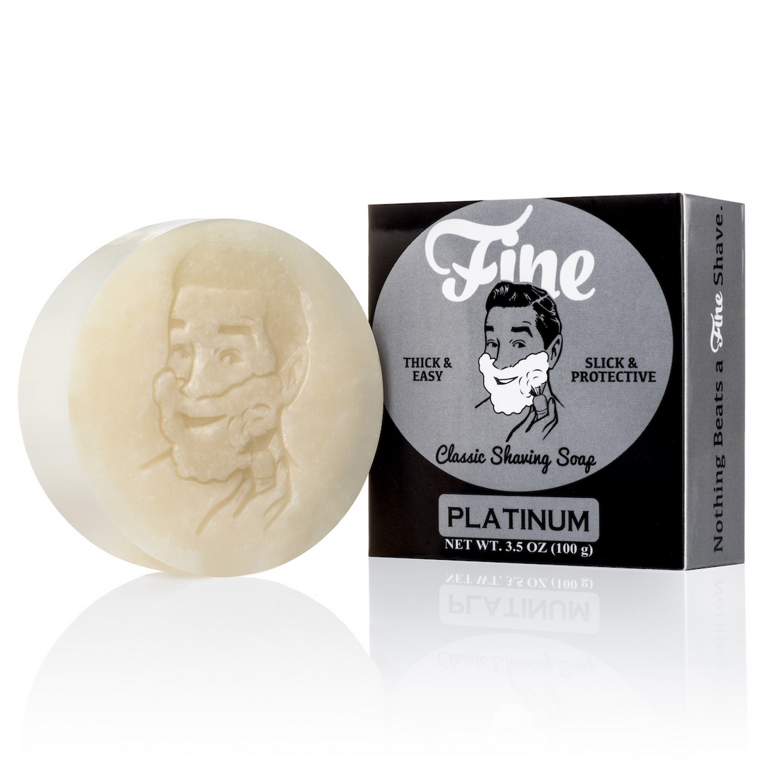 FINE - PLATINUM Shaving Soap - 100g Australia