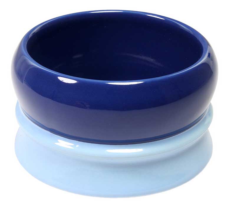 Fine Accoutrements Blue Stoneware Shaving Bowl Australia
