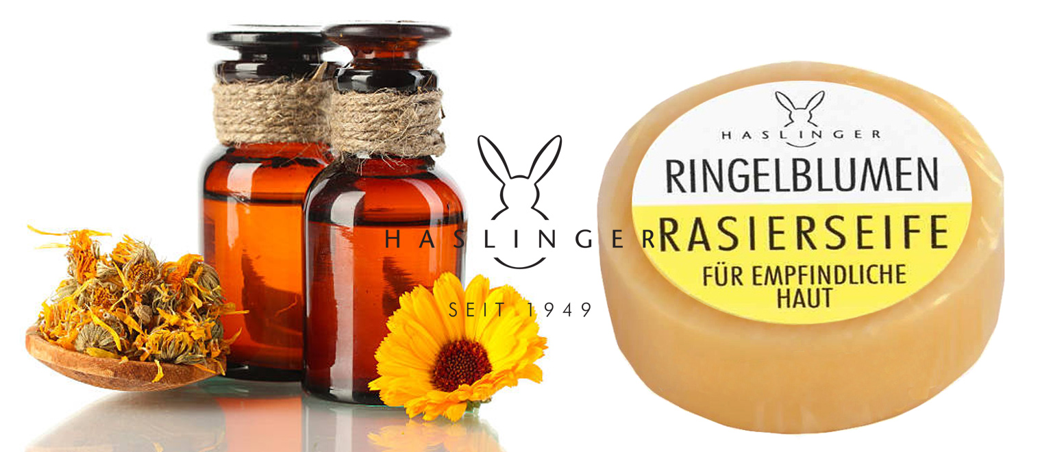 HASLINGER SEIFEN - RINGELBLUMEN ( CALENDULA ) - SHAVING SOAP - 63G AUSTRALIA