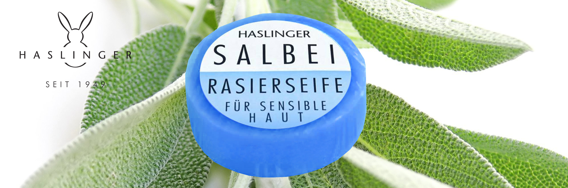 HASLINGER SEIFEN und KOSMETIK GMBH - SALBEI ( SAGE ) - SHAVING SOAP - AUSTRALIA