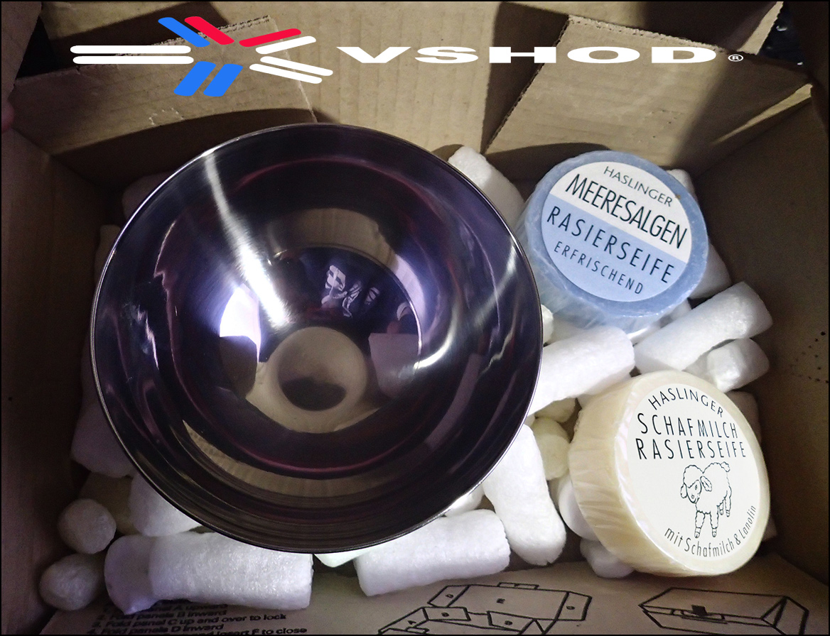 HASLINGER SCHAFMILCH ( SHEEPS MILK ) - SHAVING SOAP WITH A FREE DOUBLE STANLESS STEEL SWEDISH LATHERING BOWL AUSTRALIA HASLINGER SCHAFMILCH ( SHEEPS MILK ) - SHAVING SOAP WITH A FREE DOUBLE STANLESS STEEL SWEDISH LATHERING BOWL AUSTRALIA