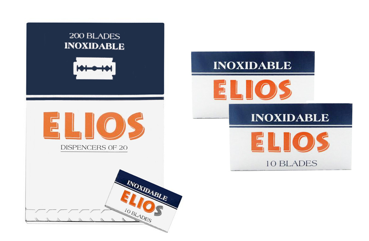 BARBER SUPPLIES AUSTRALIA - DOUBLE EDGE RAZOR BLADES AUSTRALIA - ELIOS INOXIDABLE BLADES - AU