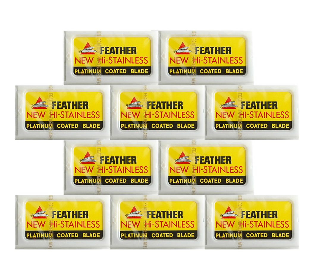 FEATHER DOUBLE EDGE RAZOR BLADES AUSTRALIA - FEATHER SAFETY BLADES - AU