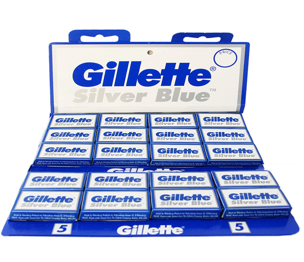 GILLETTE AUSTRALIA - GILLETTE SILVER BLUE RAZOR BLADES - AUS