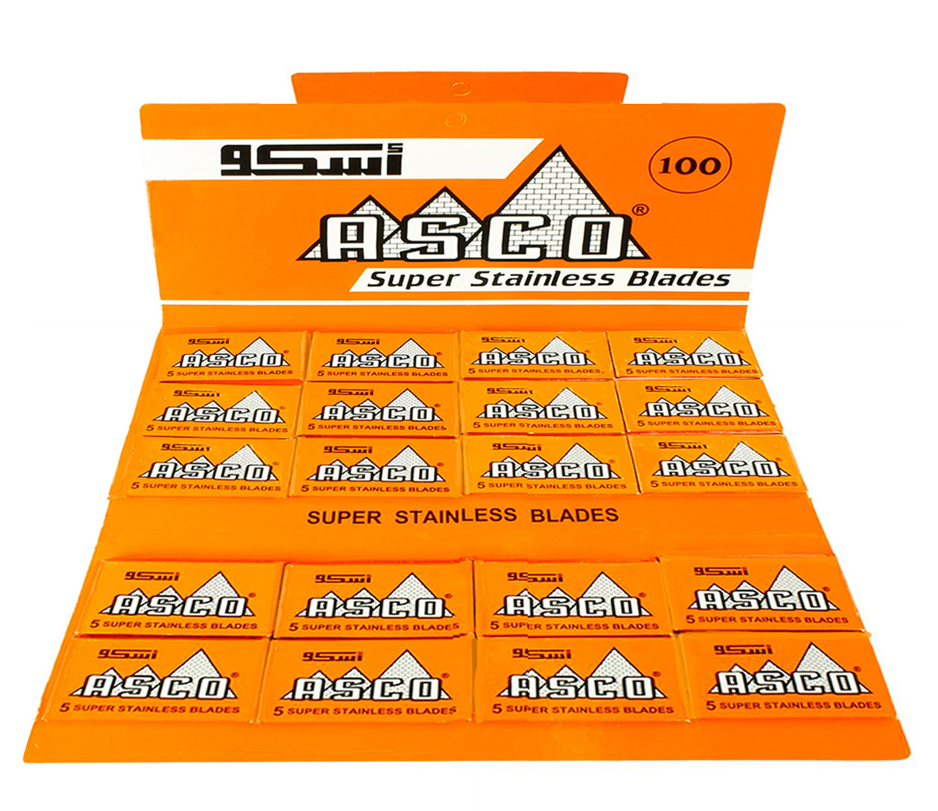 DOUBLE EDGE RAZOR BLADES AUSTRALIA - ASCO SUPER STAINLESS - SAFETY BLADES - AU