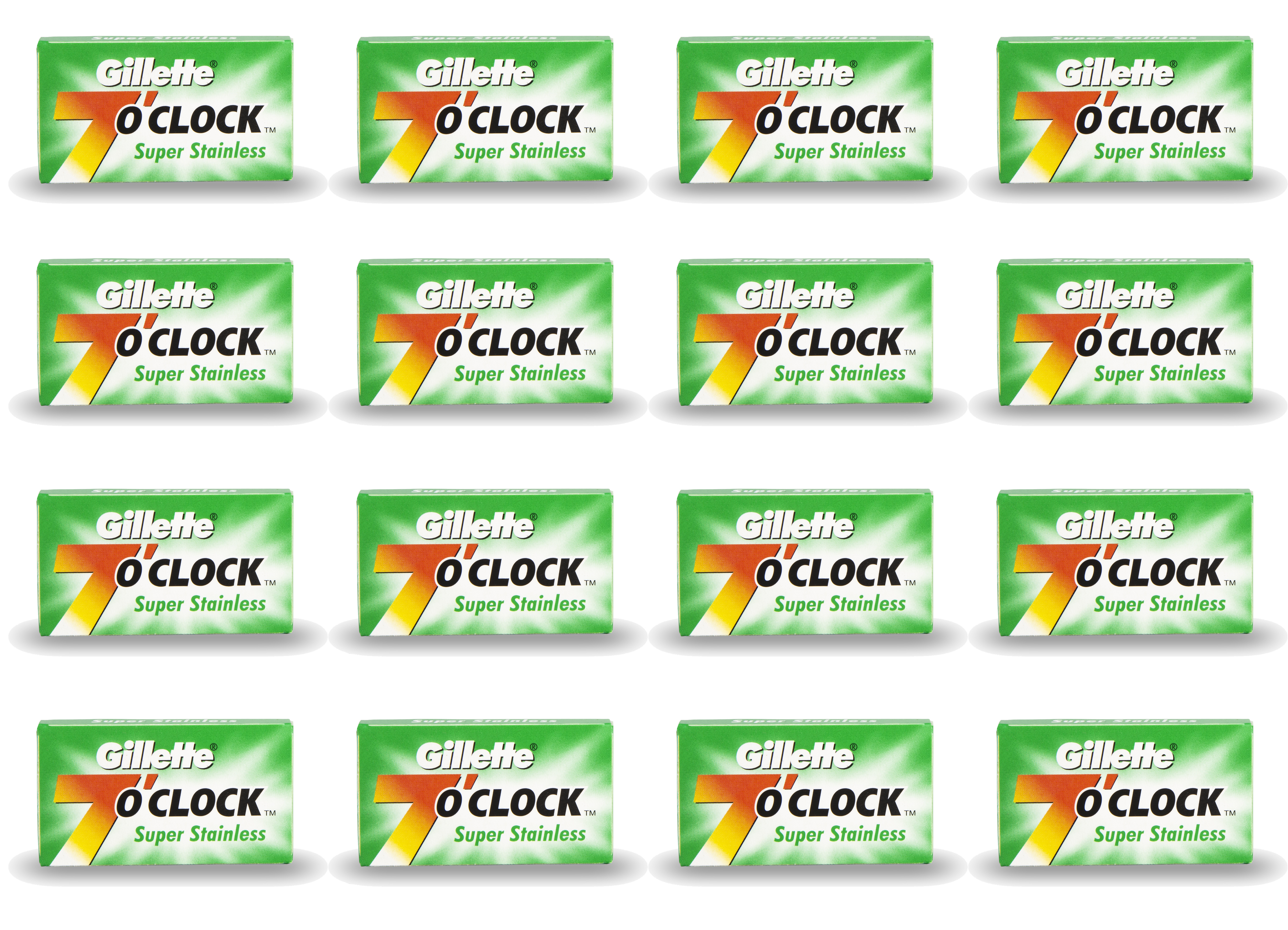 Gillette Double Edge Razor Blades - 7 O'Clock Green Australia