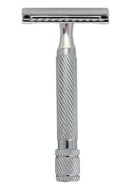 RAZOROCK - HEAVY DUTY BARBER POLE - DOUBLE EDGE ( DE ) SAFETY RAZORS