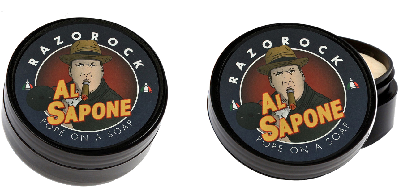 Italian Artisan Shaving Soap Australia - RazoRock Al Sapone - Pope on a Soap