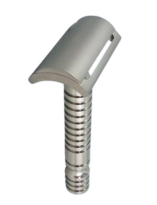 RAZOROCK - ALL TITANIUM - BABY SMOOTH - DOUBLE EDGE ( DE ) SAFETY RAZOR - AUSTRALIA