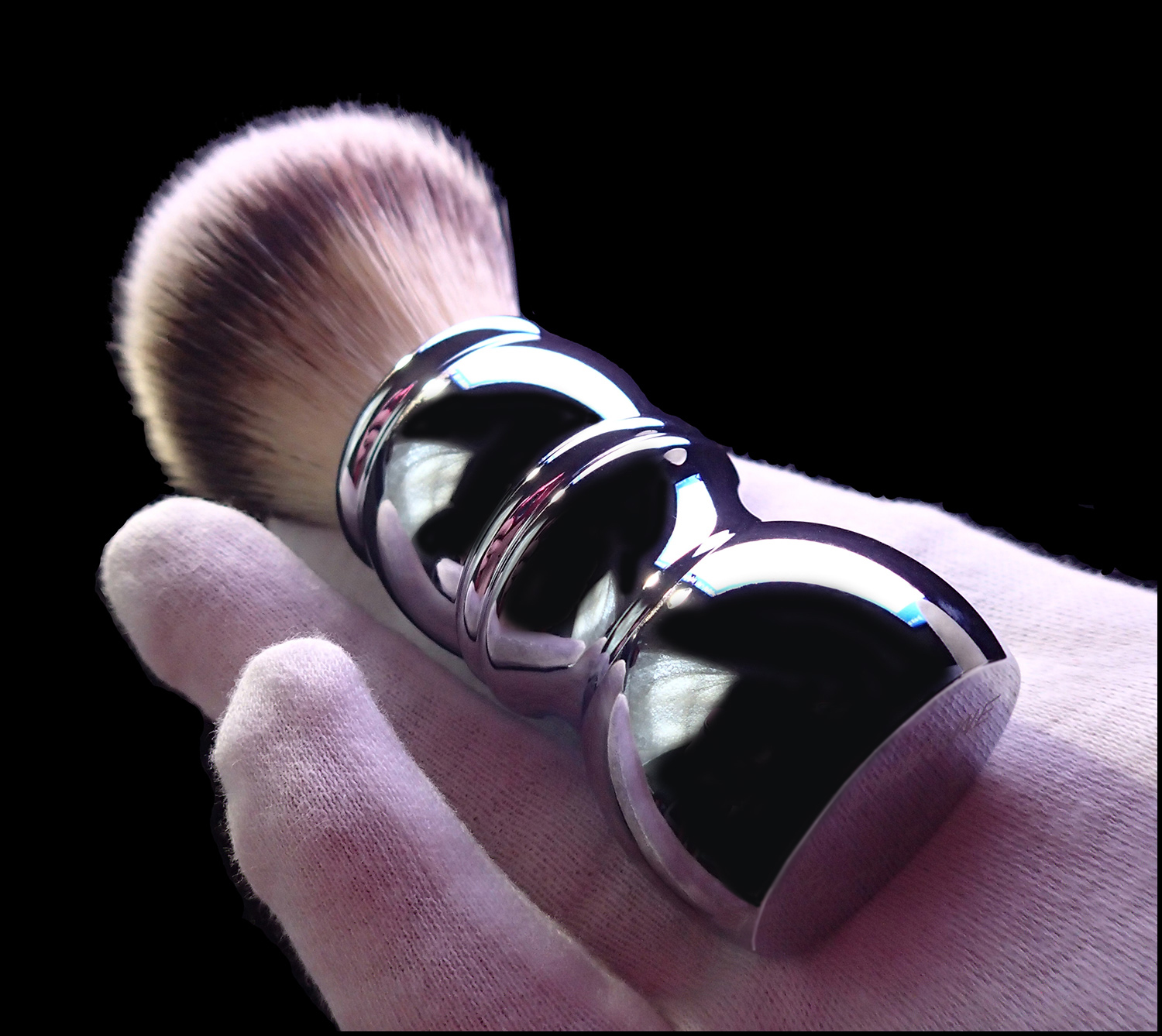 Razorock Chrome Silvertip Plissoft Shaving Brush Australia