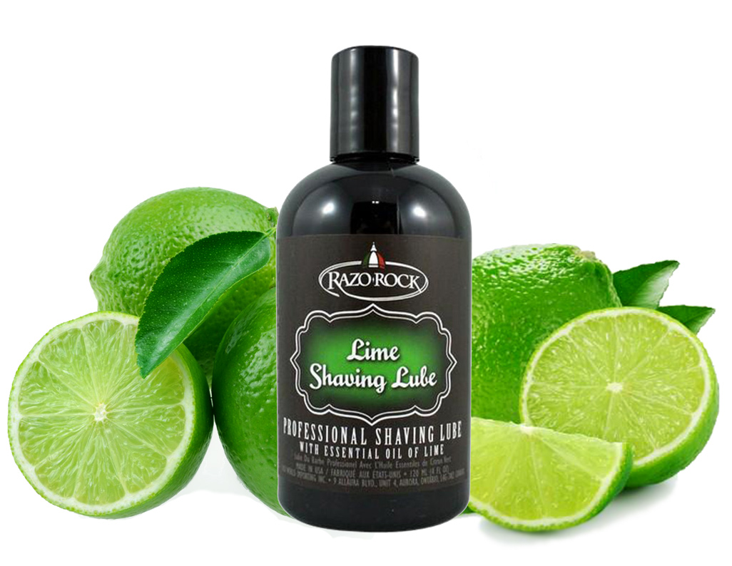RAZOROCK - LIME SHAVING LUBE / PRE SHAVE GEL - 120ml - AUSTRALIA