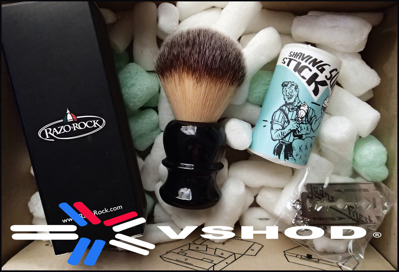 RazoRock Shaving Soap Stick Australia - Blue Barber Shop Shave Stick