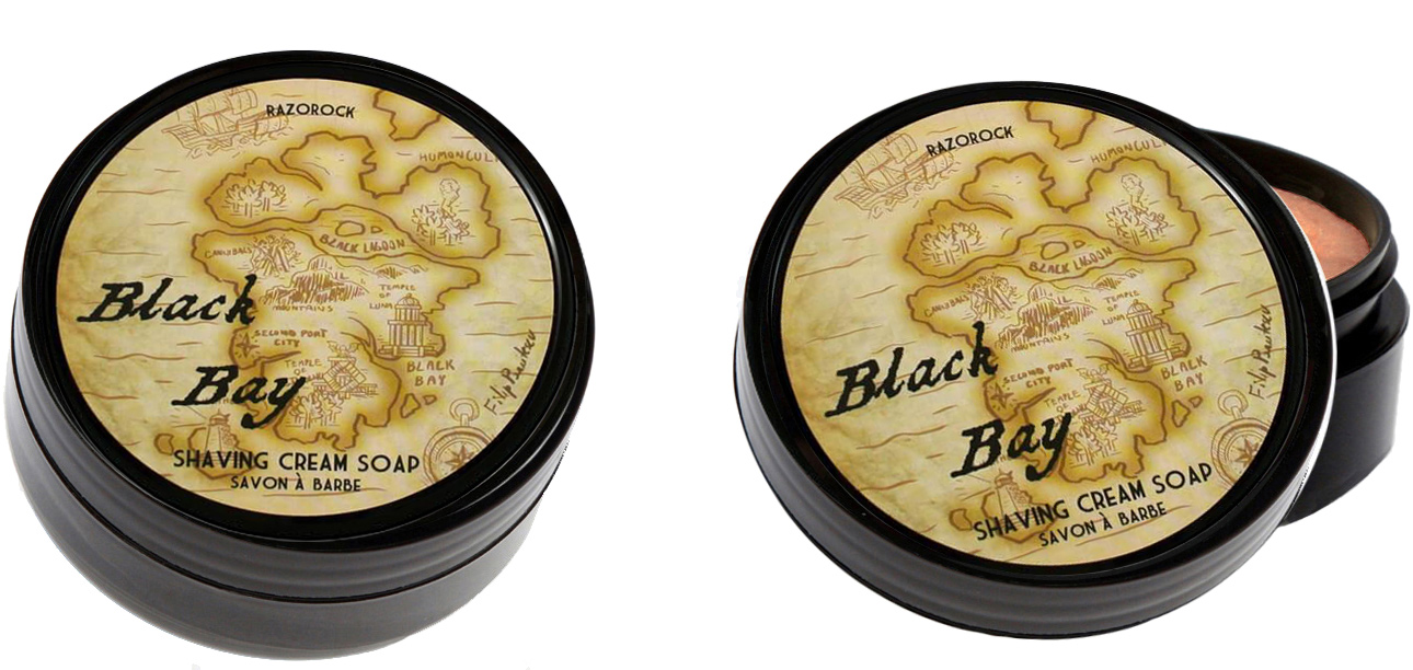 RAZOROCK BLACK BAY - SHAVING SOAP AUSTRALIA
