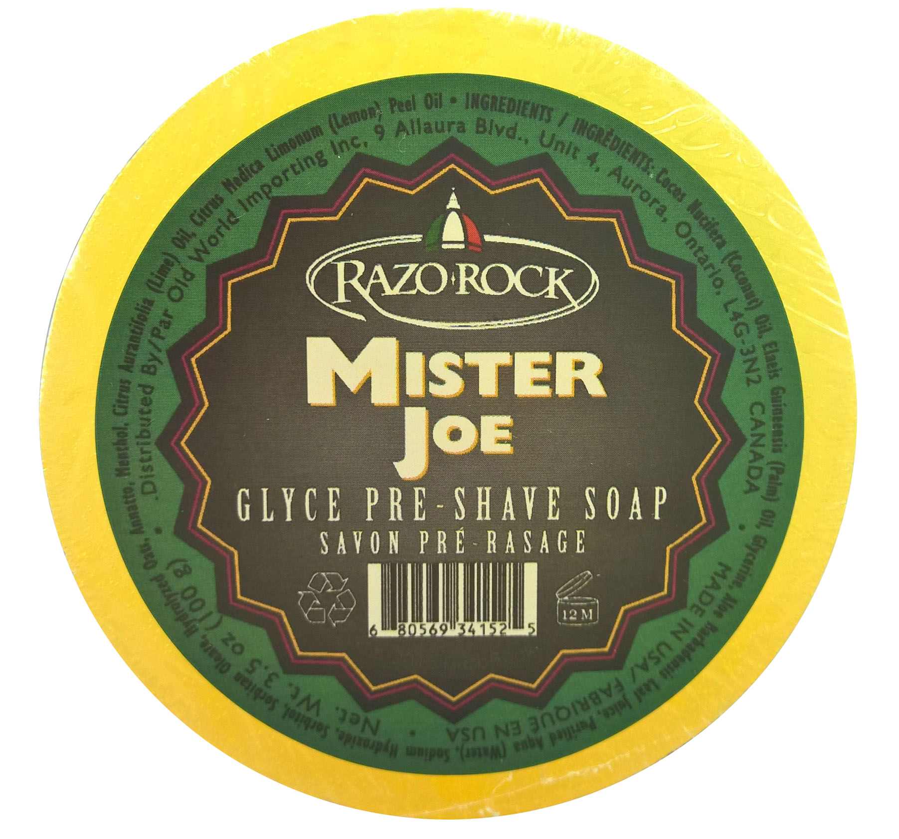 Razorock Glycerin Pre Shave Soap Bar Razorock Glycerin Pre Shave Soap Bar