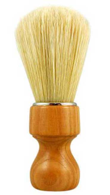 RAZOROCK - BOAR HAIR ( BRISTLE ) SHAVING BRUSH WITH CHERRY WOOD HANDLE 26mm
