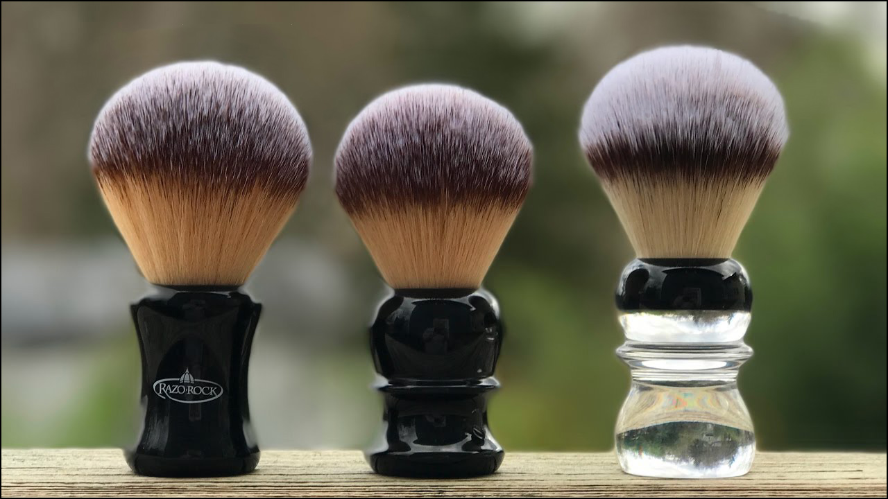 RazoRock Shave Brush - BC Silvertip Plissoft ( Clear Acrylic Handle ) - 24mm
RazoRock Shave Brush - 400 Handle / Finest Badger ( Butterscotch Orange 400 Handle ) - 24mm

RazoRock Shave Brush - 400 Handle ( HMW ) High Mountain White Silvertip Badger ( Butterscotch Orange 400 Handle ) - 24mm

RazoRock Shave Brush - 400 Handle / 'NOIR' Plissoft ( Butterscotch Orange 400 Handle ) - 24mm

RazoRock Shave Brush - 400 Handle / Plissoft ( Gloss Black 400 Handle ) - 24mm

RazoRock Shave Brush - 400 Handle / Plissoft ( Matte Black 400 Handle ) - 24mm

RazoRock Shave Brush - 400 Handle / Plissoft ( Silver 400 Handle ) - 24mm

RazoRock Shave Brush - Barber Handle Finest Badger ( Black Handle ) - 24mm

RazoRock Shave Brush - Barber Handle Plissoft ( Black Handle ) - 24mm

RazoRock Shave Brush - Barber Handle Silvertip Plissoft ( Solid All Chrome Handle ) - 24mm

RazoRock Shave Brush - Big Bruce Plissoft ( Black Handle ) - 26mm

RazoRock Shave Brush - Boar Hair " BRISTLE " BLONDIE ( Black Handle ) - 26mm

RazoRock Shave Brush - Boar Hair " BRISTLE " ( Hand Made Selected Cherry Wood Short Barber Handle ) - 26mm

RazoRock Shave Brush - Boar Hair " BRISTLE " ( Hand Made Selected Olive Wood Short Barber Handle ) - 26mm

RazoRock Shave Brush - Chubby Extra Silvertip Badger ( Gloss Black - Chubby Handle ) - 28mm

RazoRock Shave Brush - Chubby Extra Silvertip Badger ( White / Ivory - Chubby Handle ) - 28mm

RazoRock Shave Brush - Chubby Extra Silvertip Badger ( Gloss Black - Chubby Short Barber Handle ) - 27.5mm

RazoRock Shave Brush - Chubby Extra Silvertip Badger ( White / Ivory - Chubby Short Barber Handle ) - 27.5mm

RazoRock Shave Brush - F400 XXL Synthetic Plissoft ( Ferarri Red Custom 400 Barber Handle ) - 34mm

RazoRock Shave Brush - Italian Barber / Italian Flag - Red Green and White Synthetic Plissoft ( Custom Barber Handle ) - 24mm

RazoRock Shave Brush - Original Plissoft ( Black Handle ) - 24mm

RazoRock Shave Brush - Silvertip Badger ( Hand Made Selected Cherry Wood Short Barber Handle ) - 27.5mm

RazoRock Shave Brush - Silvertip Badger ( Hand Made Selected Olive Wood Short Barber Handle ) - 27.5mm

RazoRock Shave Brush - Synthetic Plissoft ( White / Ivory Handle ) - 22mm

RazoRock Shave Brush - THE HULK XXL Synthetic Plissoft ( Black Custom XXL Barber Handle ) - 34mm

RazoRock Shave Brush - Big Bruce Plissoft - 26mm