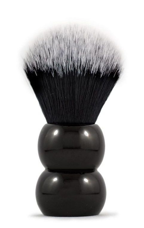 RAZOROCK SNOWMAN - SYNTHETIC TUXEDO PLISSOFT SHAVING BRUSH - 24mm AUSTRALIA