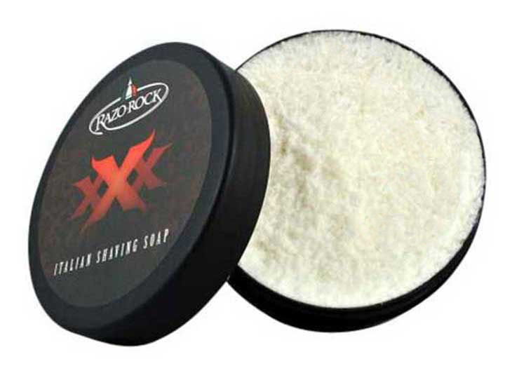 RAZOROCK - XXX DURO ( HARD ) FORMULA - LIMITED EDITION - SHAVING SOAP