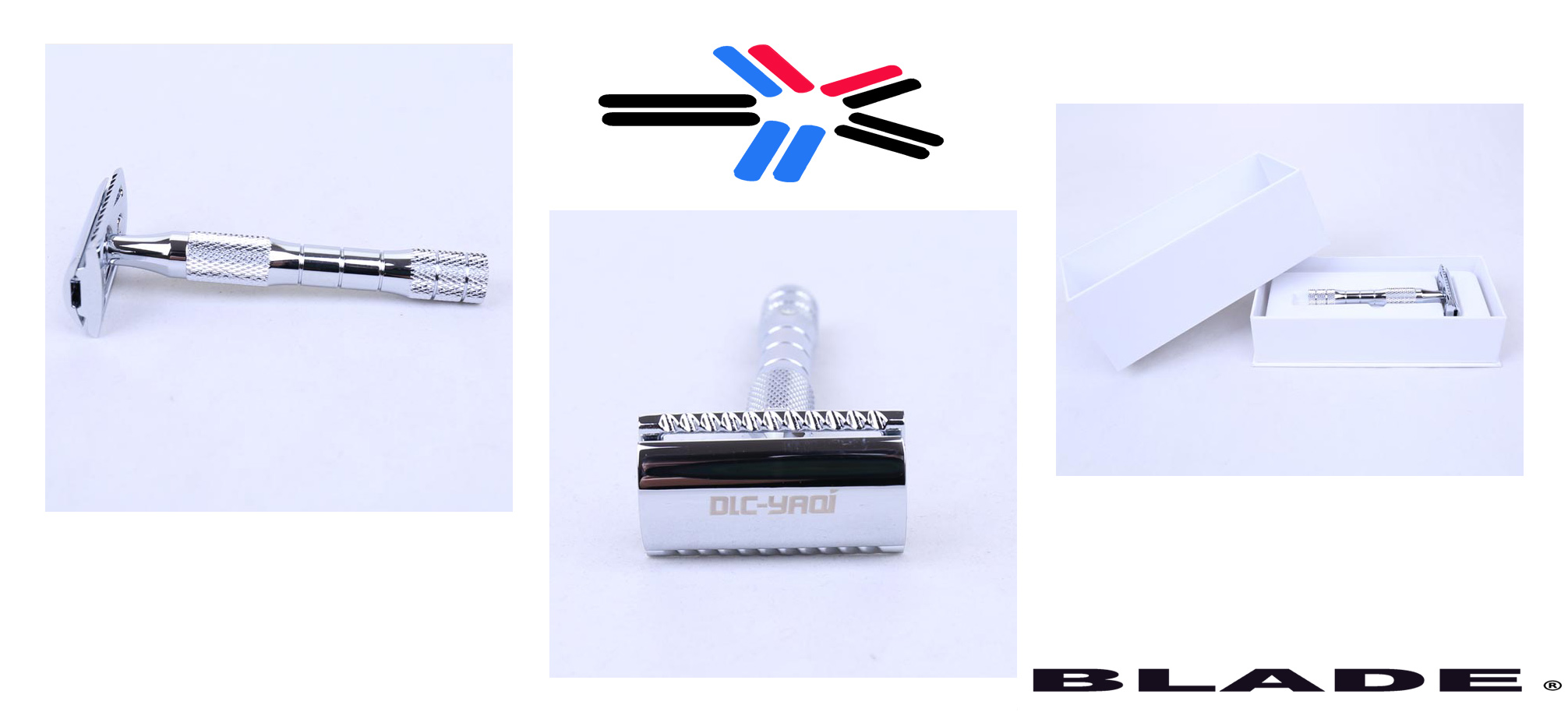 CLASSIC " HEAVY DUTY - BRASS " DOUBLE EDGE SAFETY RAZOR WITH RAZOR BLADES AUSTRALIA