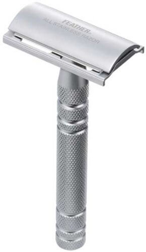 Feather AS-D2 - Stainless Steel Double Edge Safety Razor Australia