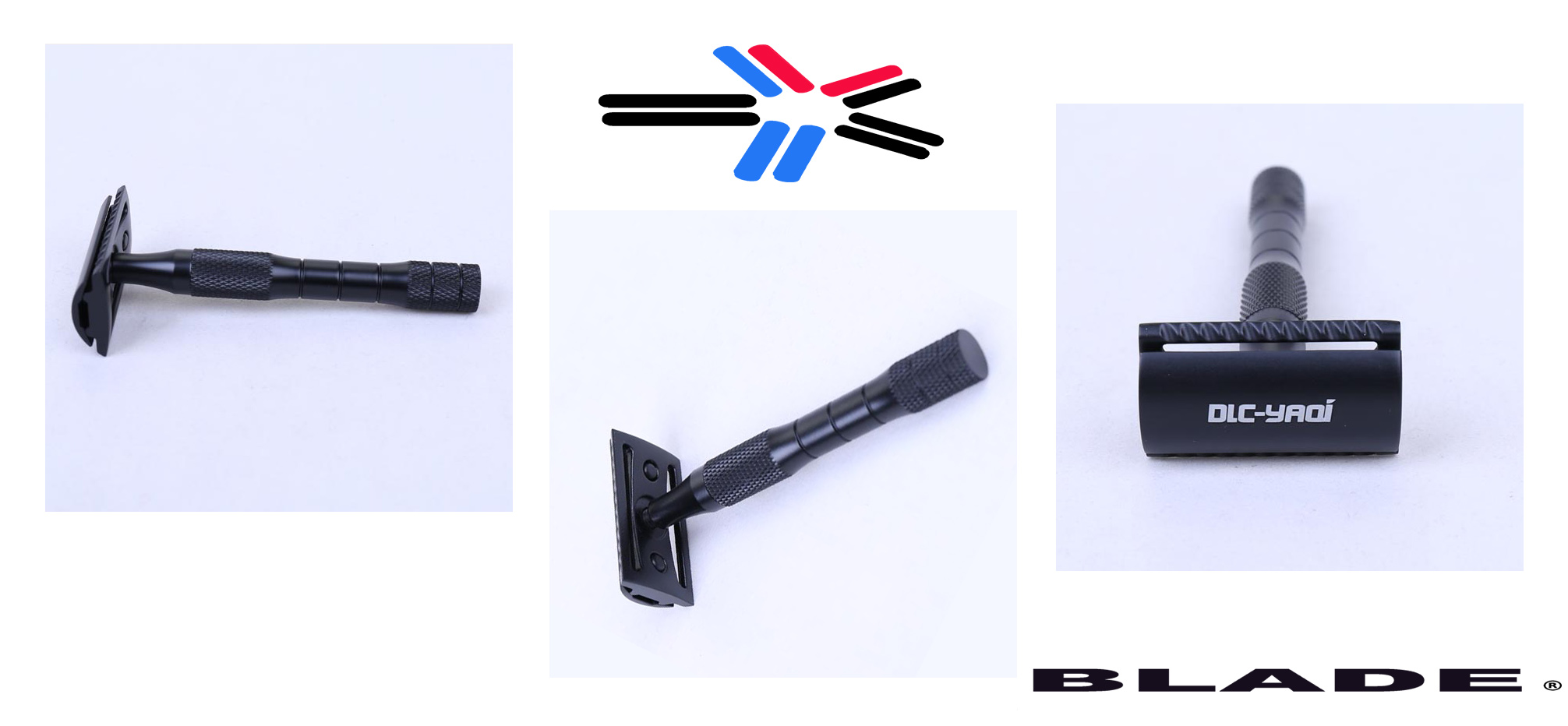 MATTE BLACK " HEAVY DUTY - BRASS " DOUBLE EDGE ( DE ) SAFETY RAZOR WITH RAZOR BLADES AUSTRALIA