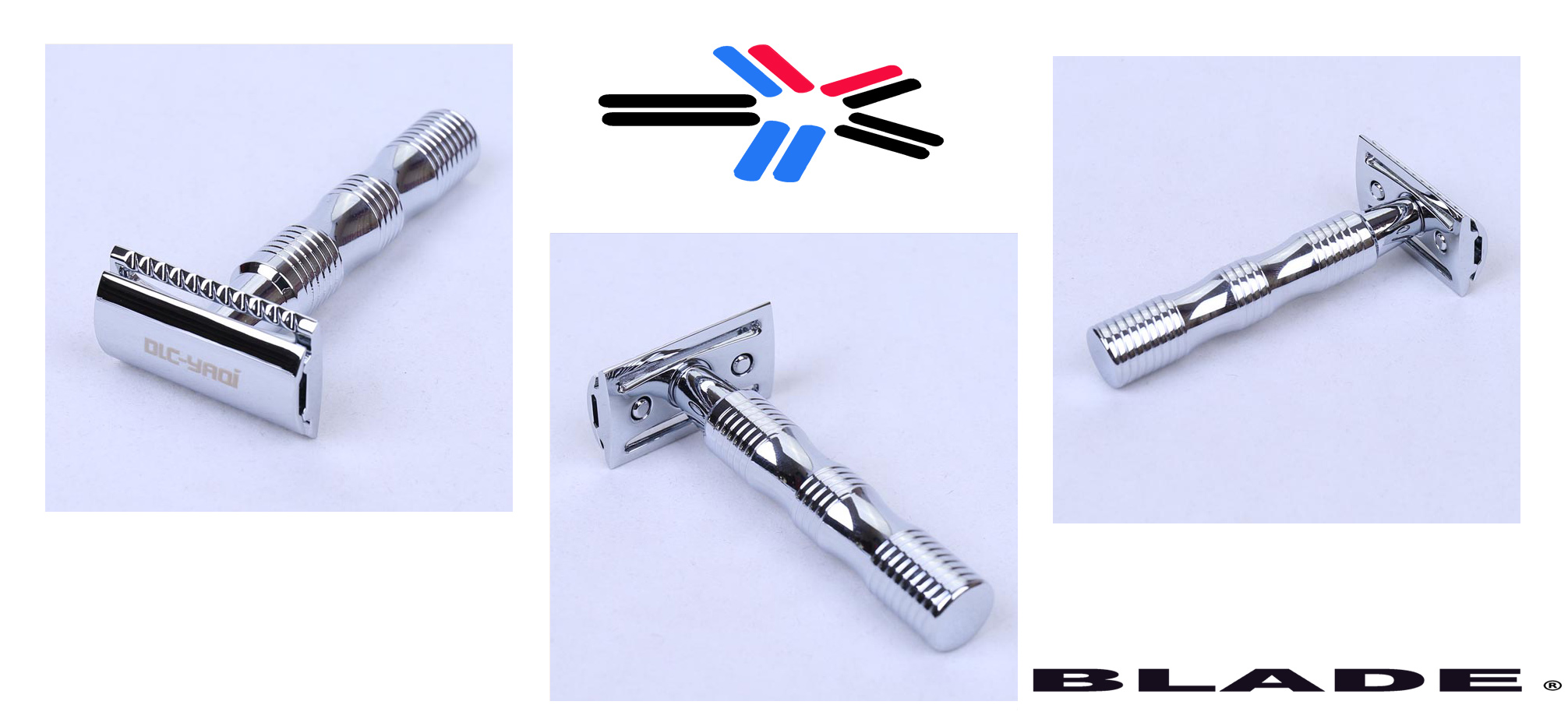 MEN'S BARBERSHOP DOUBLE EDGE ( DE ) SAFETY RAZOR WITH RAZOR BLADES AUSTRALIA