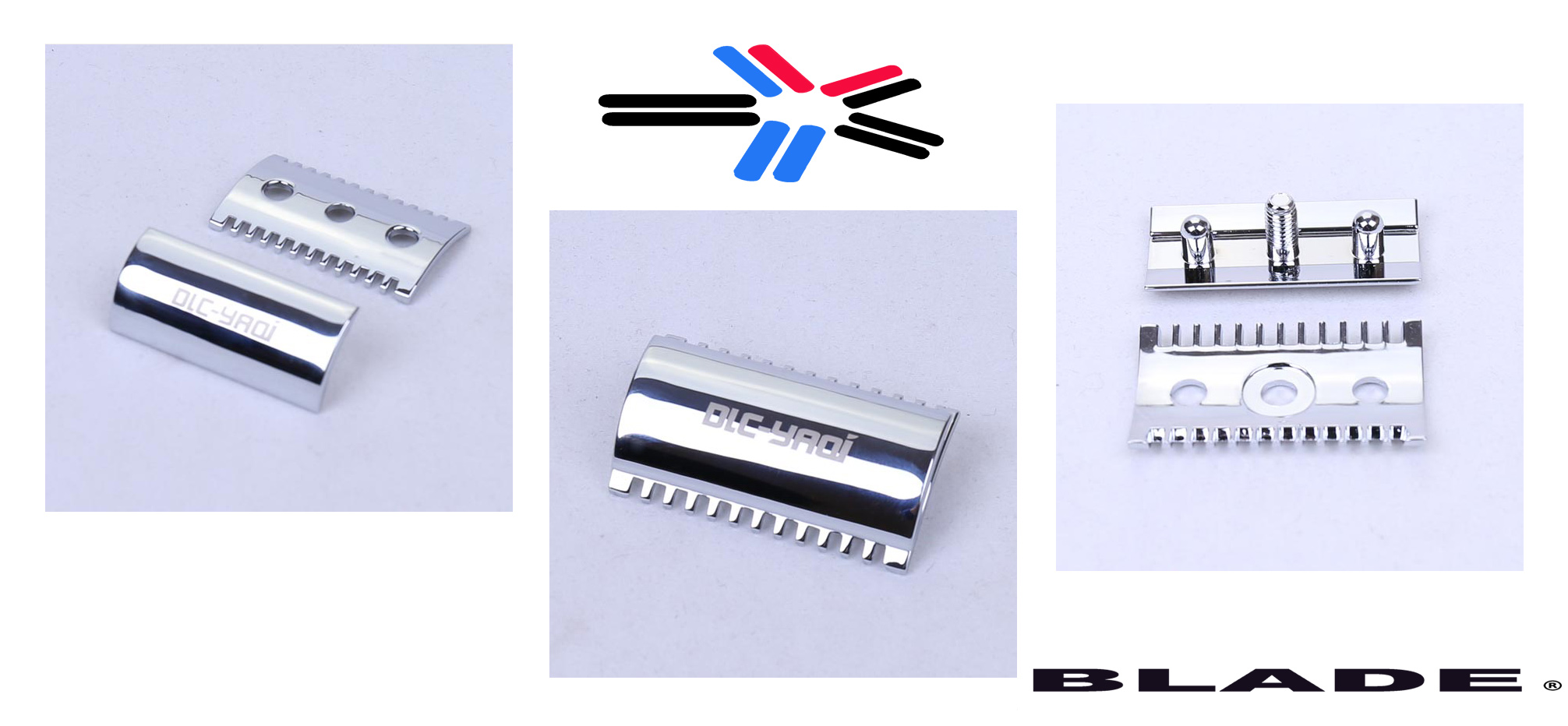 OPEN COMB - DOUBLE EDGE RAZOR HEAD AND BASEPLATE ( MALE ) M5 x .8 spec AUSTRALIA