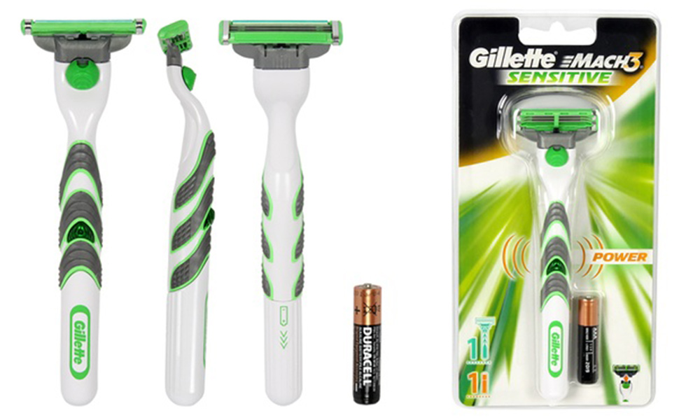 Gillette Mach-3 Sensitive Power Razor