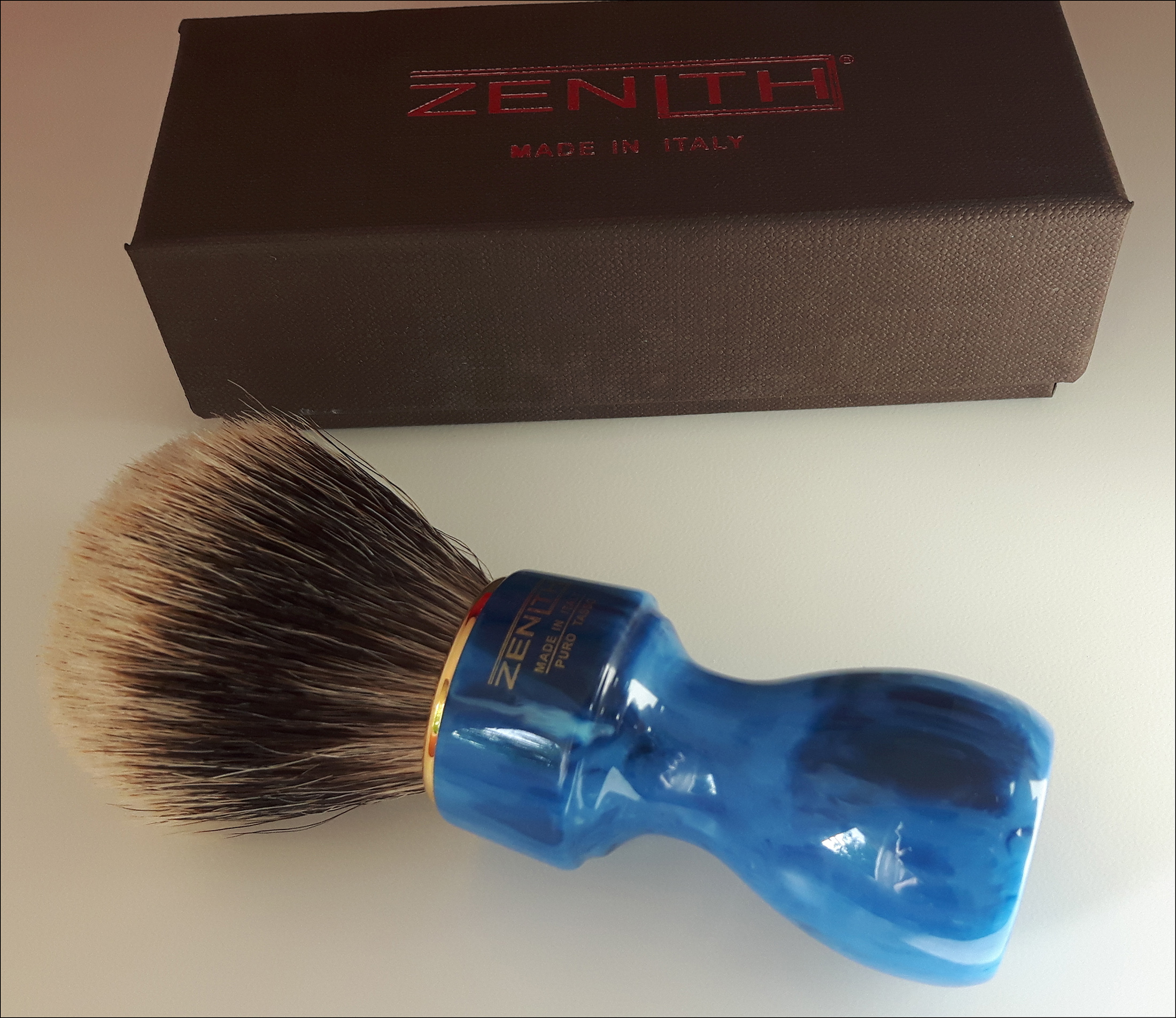 Blue Shaving Brush Australia