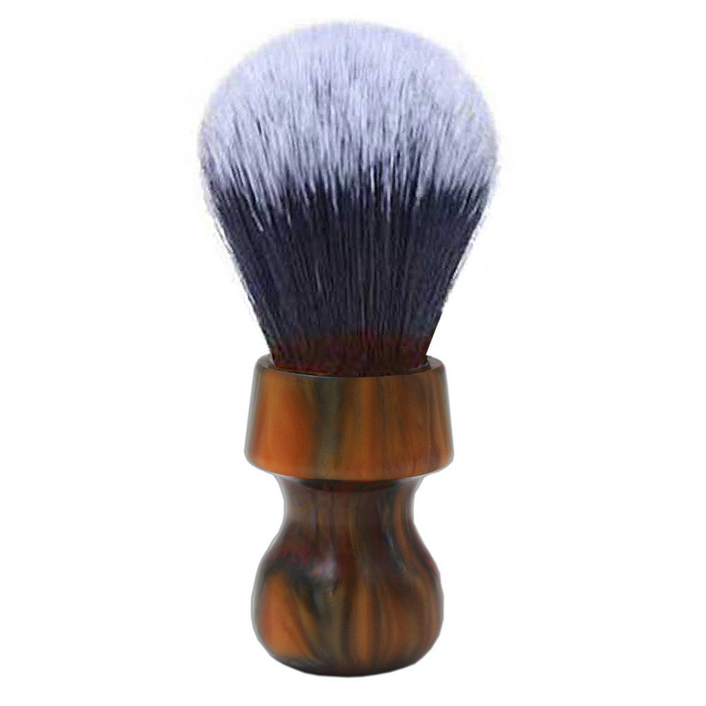 CUSTOM SYNTHETIC SHAVING BRUSH AUSTRALIA + EXTRAS - HAND TURNED AND POLISHED - HANDLE - 24mm