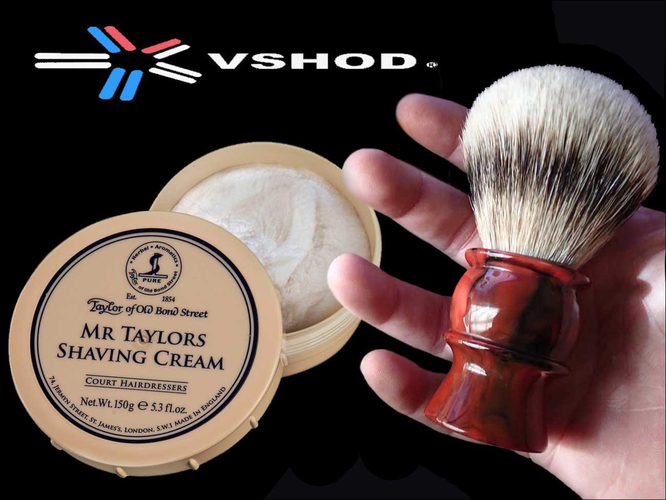 Silvertip Badger Shaving Brush with Taylor Of Old Bond Street ( TOBS ) Shaving Cream Soap - Australia