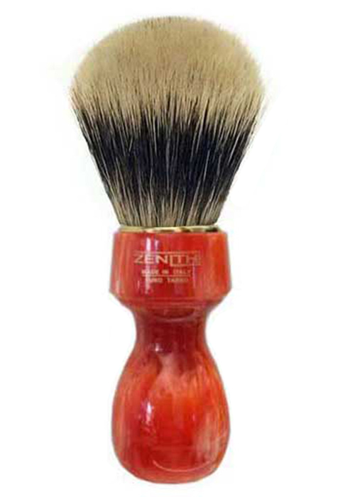 Scarlet / Red / Orange - Barbers Zenith Shaving Brush Australia