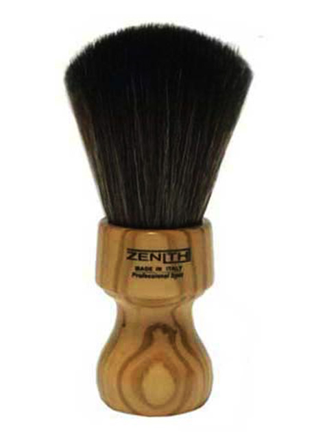 ZENITH - SYNTHETIC HORSE SHAVING BRUSH - HANDMADE WOODEN BARBER RESIN HANDLE WITH BLACK FIBRES - 26mm AUSTRALIA