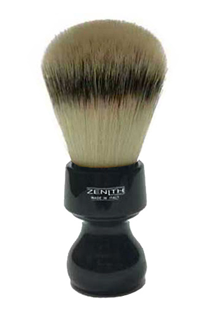 ZENITH - SYNTHETIC SHAVING BRUSH - WITH A SHORT BARBER HANDLE AUSTRALIA
