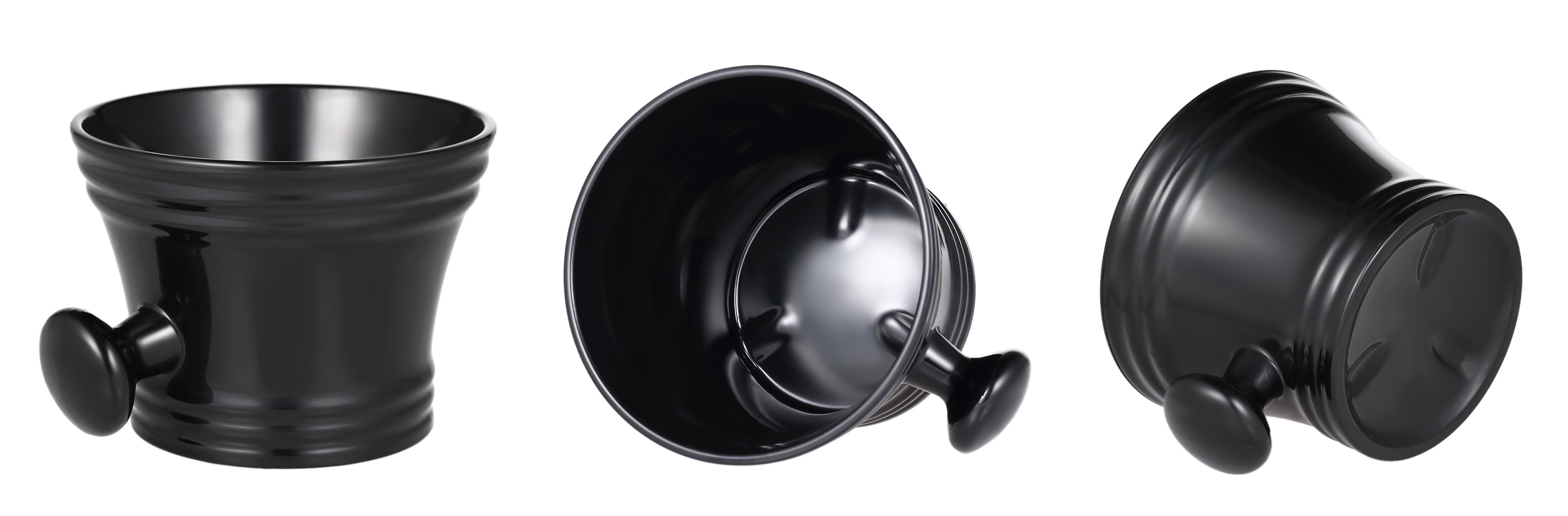 VSHOD BLACK THERMOPLASTIC SHAVING MUG AUSTRALIA