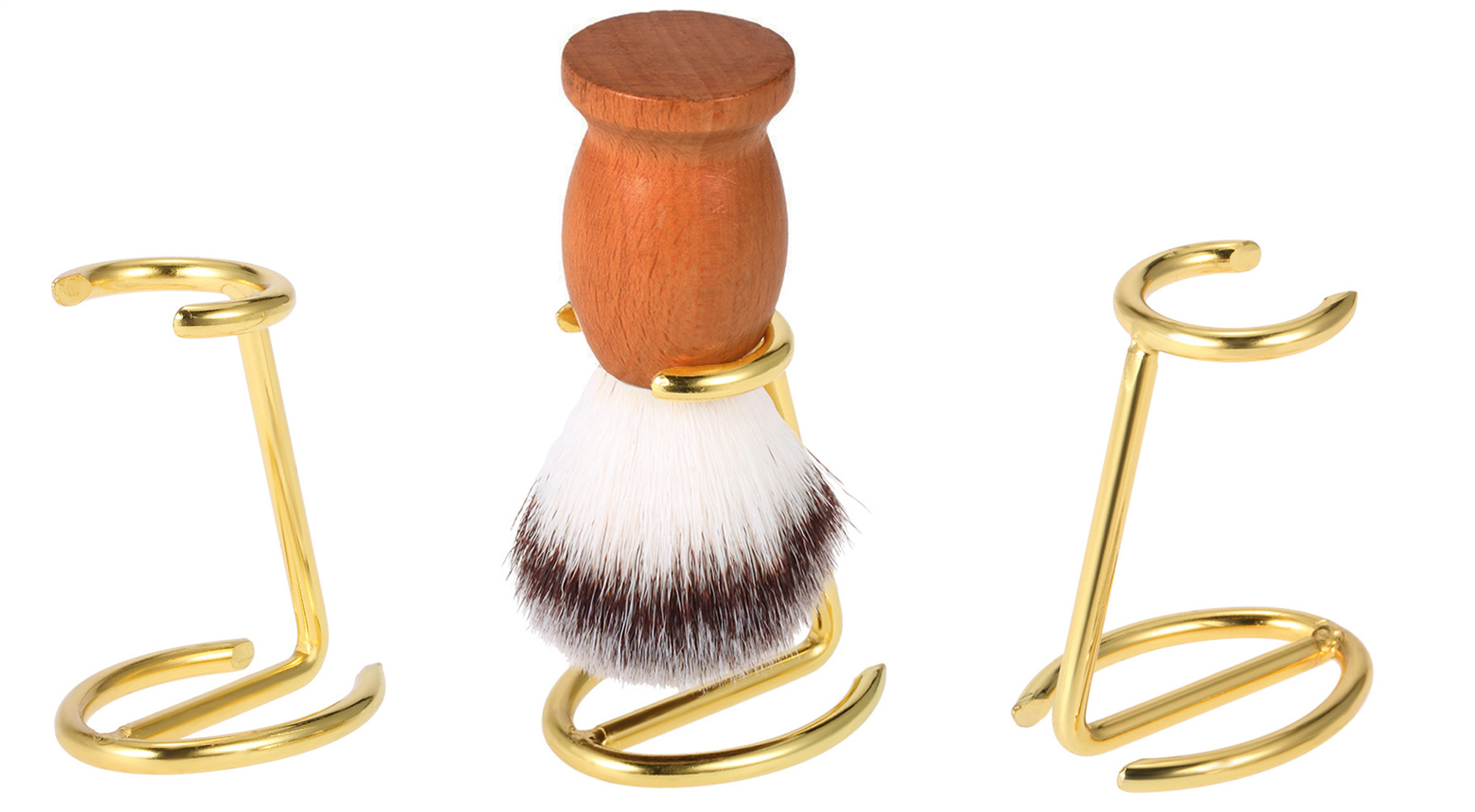 GOLD SHAVING BRUSH STAND / SHAVE BRUSH HOLDER AUSTRALIA