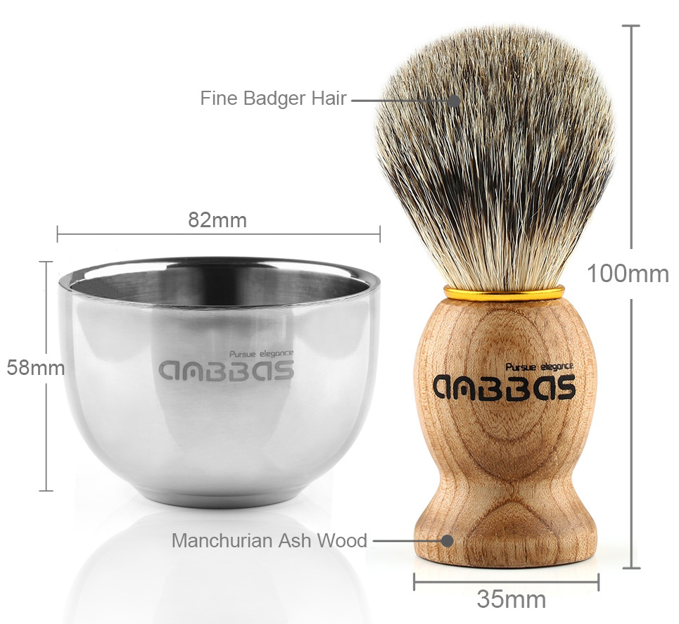 Men's Shaving Brush and Bowl Set Australia