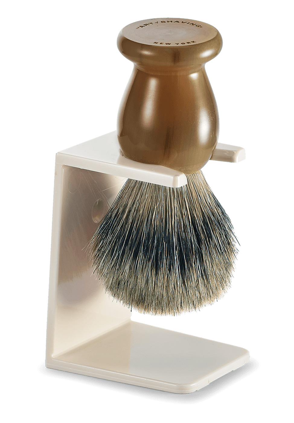 VSHOD - White Acrylic Shave Brush Holder / Shaving Brush Stand Australia