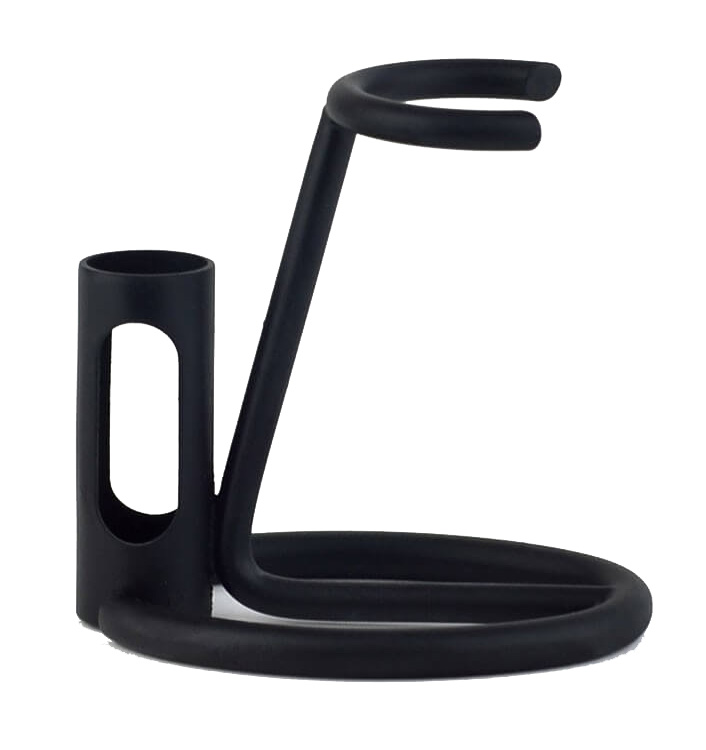 OMEGA - GUNMETAL BLACK Shaving Brush + Safety Razor Stand Australia