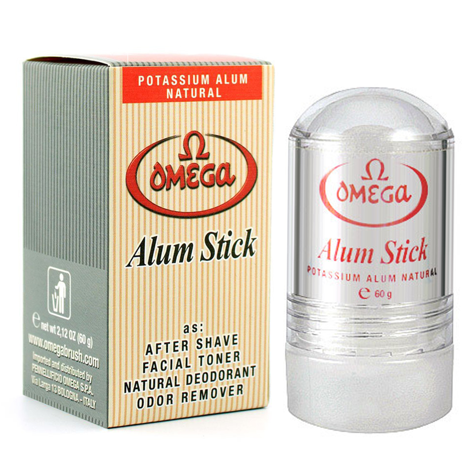 OMEGA - ALUM STICK / SHAVING ALUM STONE - 60 G - AUSTRALIA