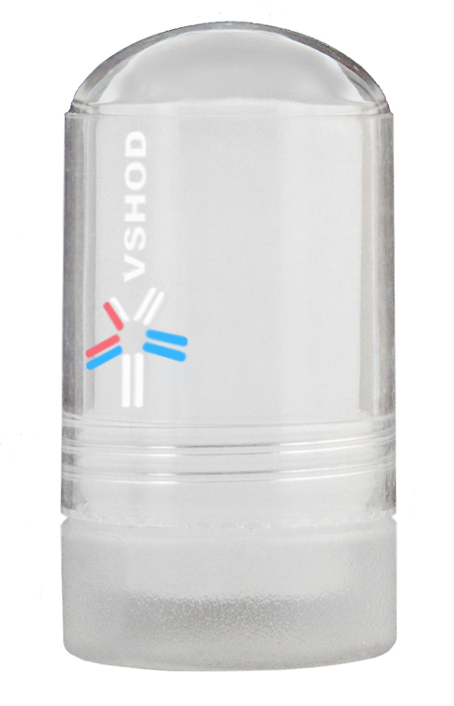 VSHOD - PROFESSIONAL BARBER SHOP - SHAVING ALUM STONE / STICK IN ACRYLIC DISPENSER - 80G - AUSTRALIA