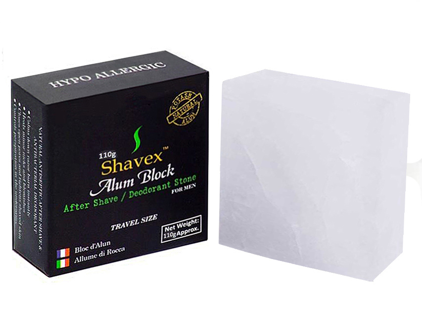 SHAVEX AUSTRALIA - TRAVEL ALUM BLOCK - STONE - 110 G