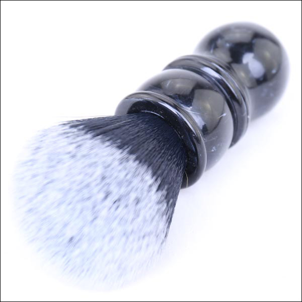 CUSTOM SYNTHETIC VEGAN / GHOST BLACK & WHITE HANDLE BRUSH - 24mm AUSTRALIA