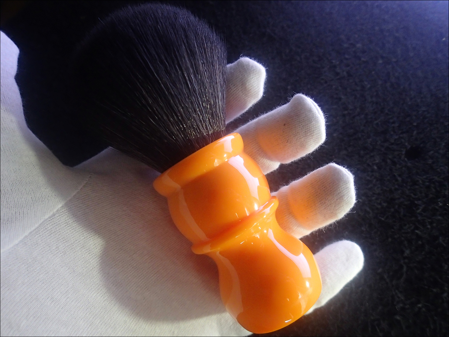 Butterscotch Orange Shaving Brush Australia