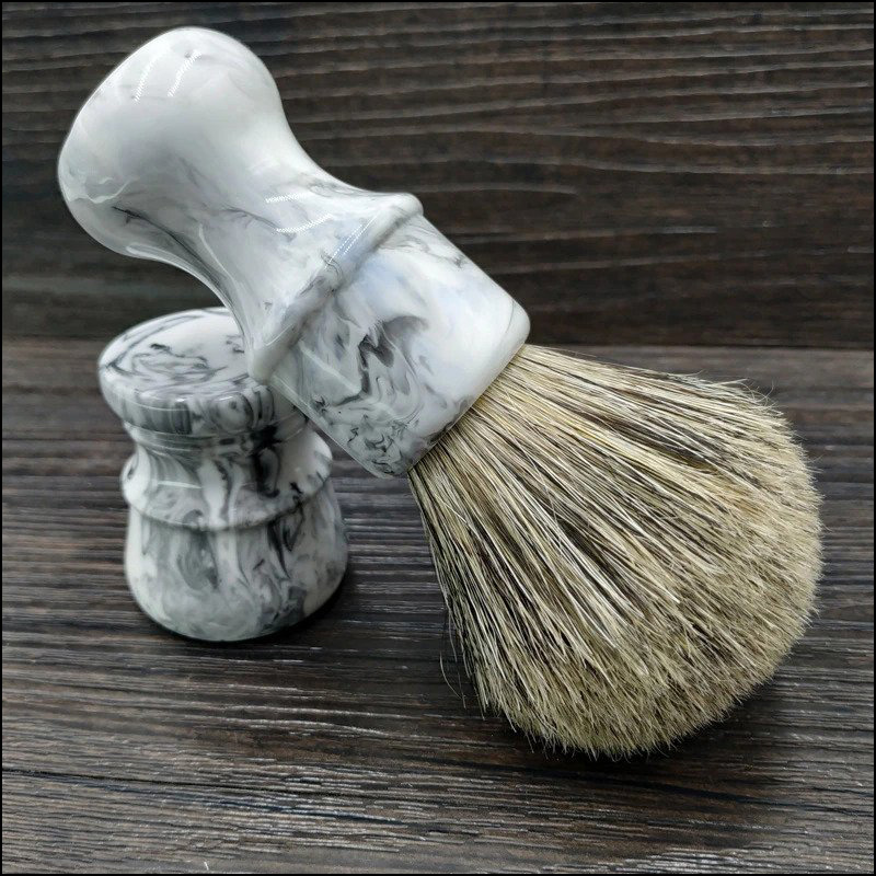 CUSTOM " BIKKI " " Pure Bristle + Badger " Premium Shaving Brush CUSTOM " BIKKI " " Pure Bristle + Badger " Premium Shaving Brush